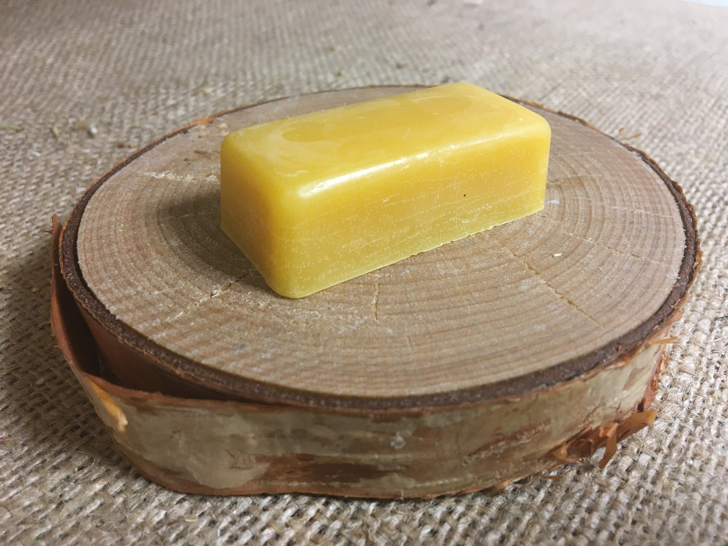 One beeswax block