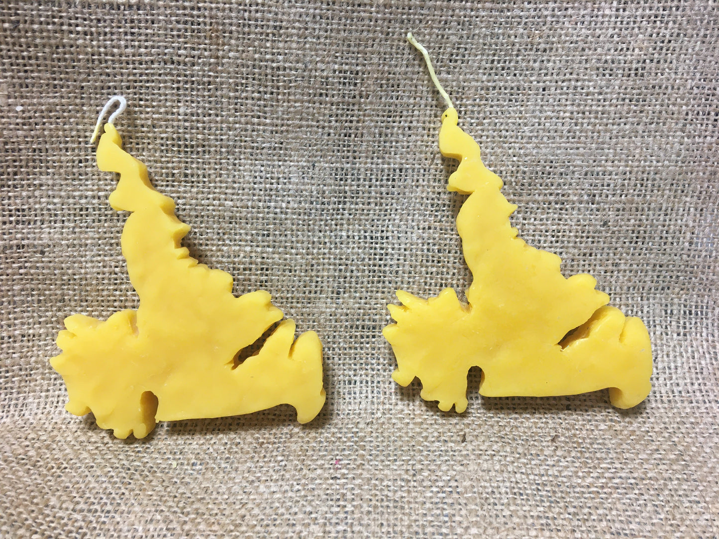 Beeswax Labrador Shaped Candle