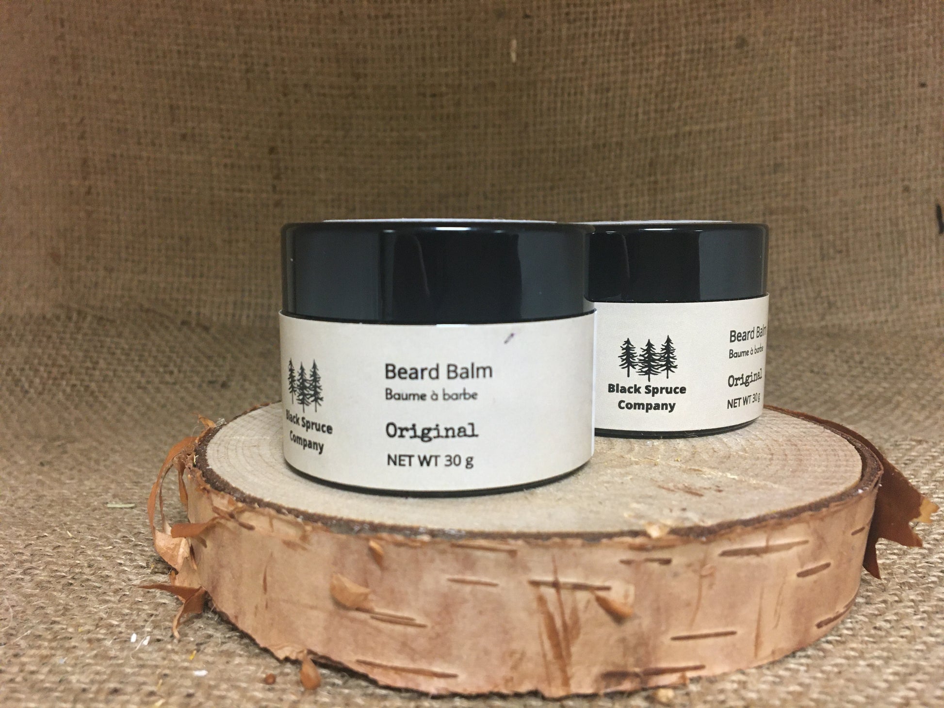 Beard Balm Original one in front of the other