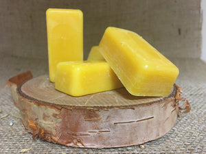 Four beeswax blocks for crafts and other uses