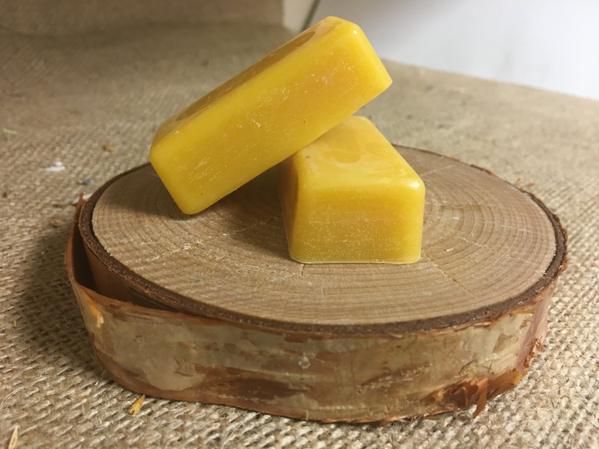 Two beeswax Blocks for crafts