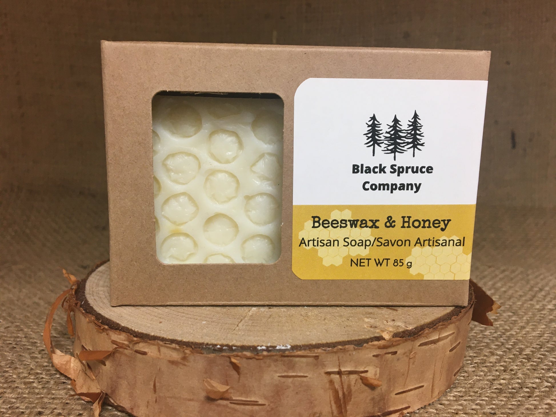 Beeswax and Honey Soap in Box