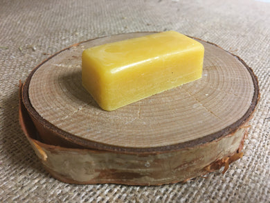 One beeswax block