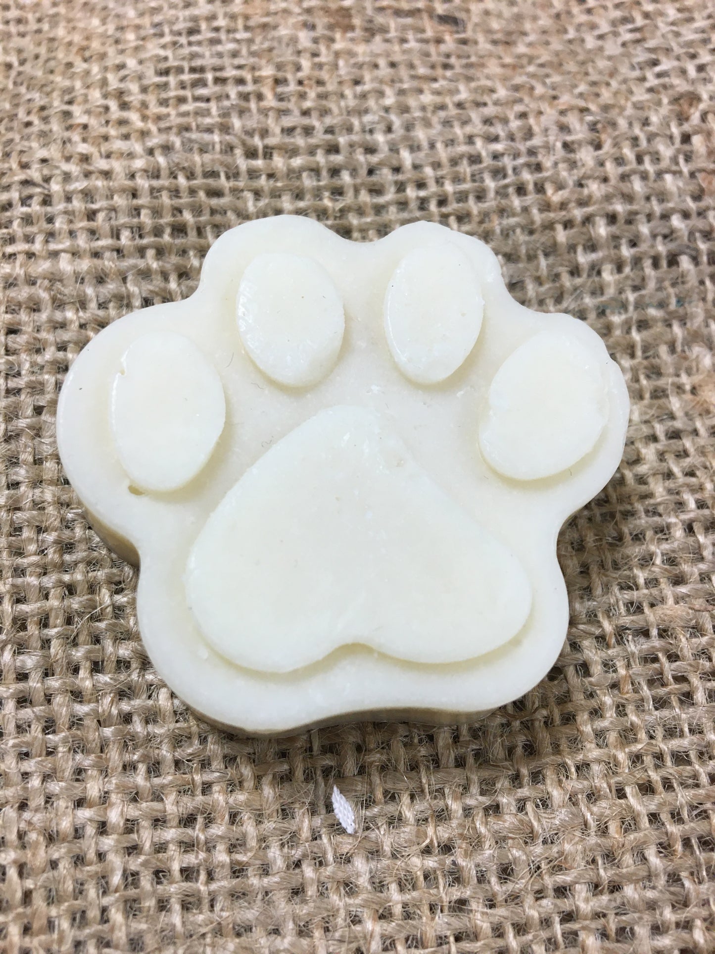Dog Shampoo in the shape of a paw print