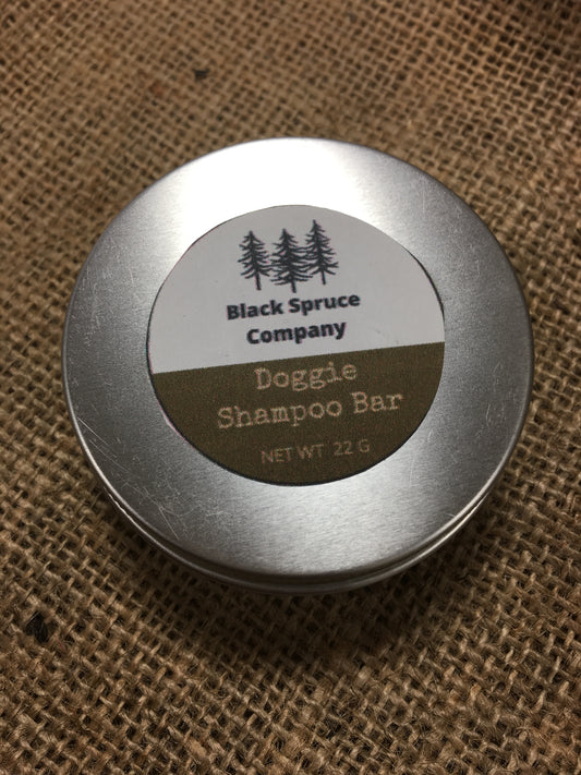 Dog Shampoo Tin Label