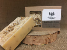 Load image into Gallery viewer, Oat Stout and Honey Soap with side view