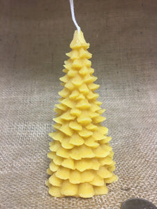Large Beeswax Tree Candle
