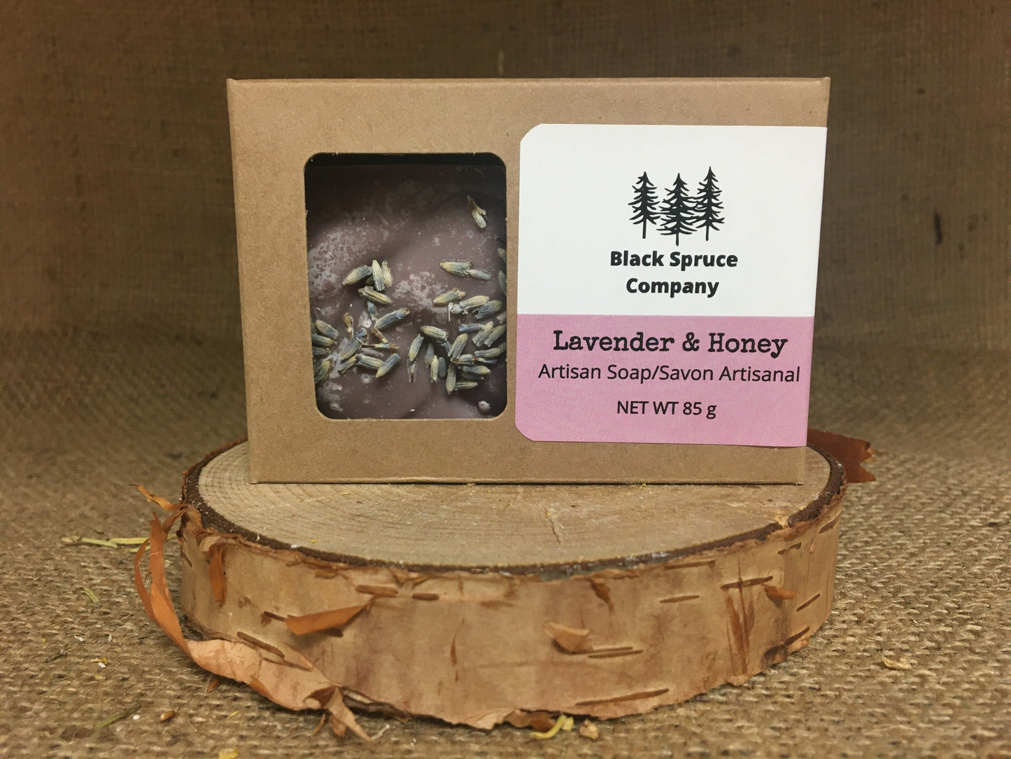 Lavender and Honey Soap in box