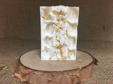 Load image into Gallery viewer, Calendula and Lemongrass Soap standing upright 