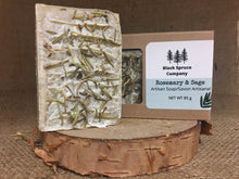 Load image into Gallery viewer, Rosemary and Sage Soap with one bar without box