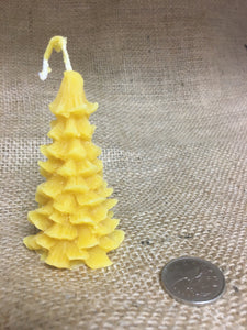 Small Beeswax Tree Candle