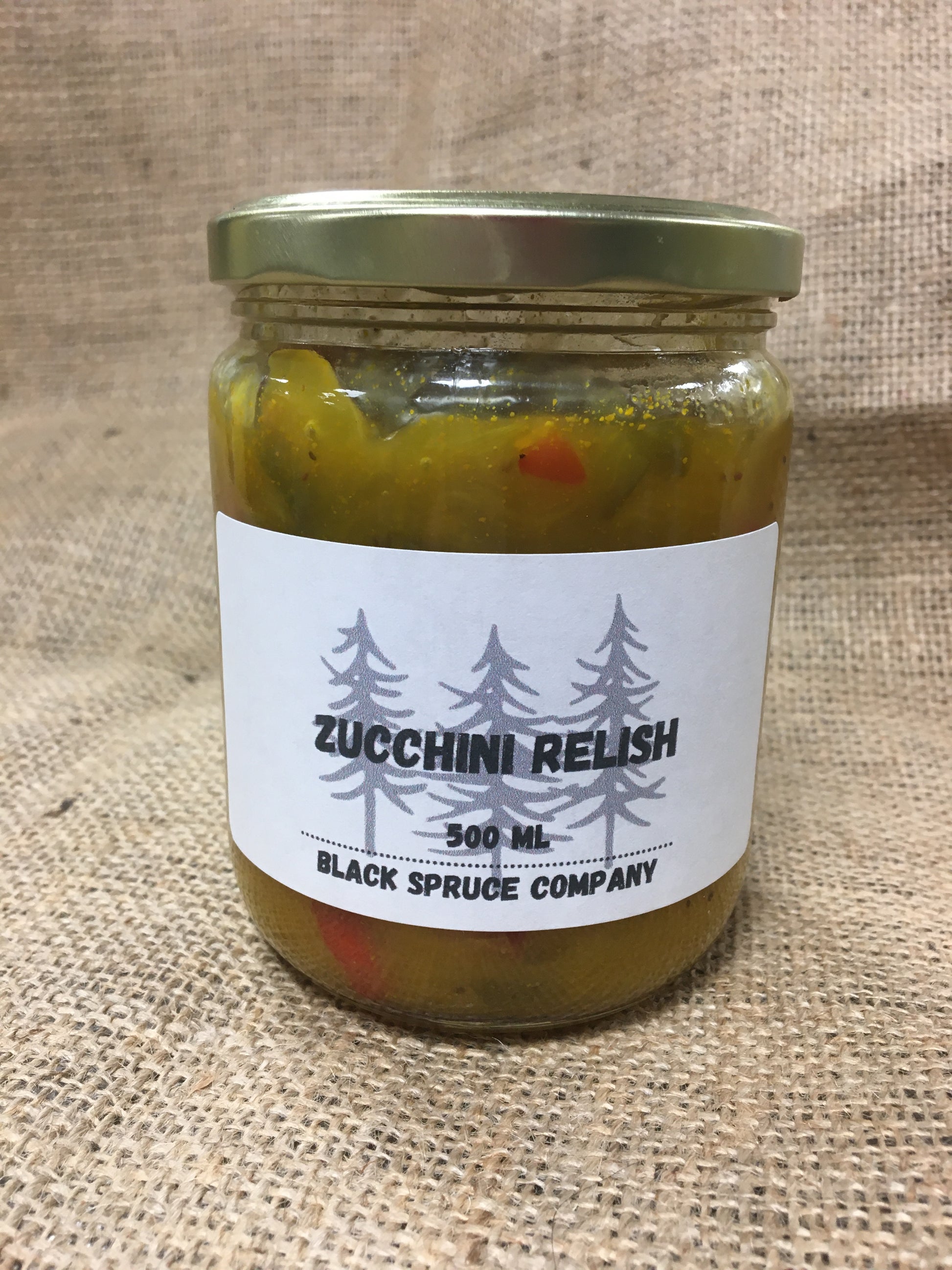 Jar of Zucchini Relish